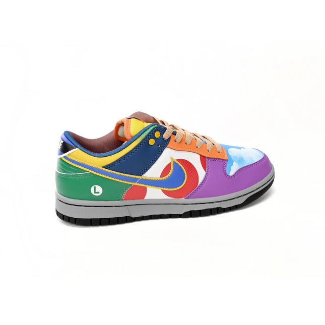 Men's Nike Dunk Low the Super Mario Shoes