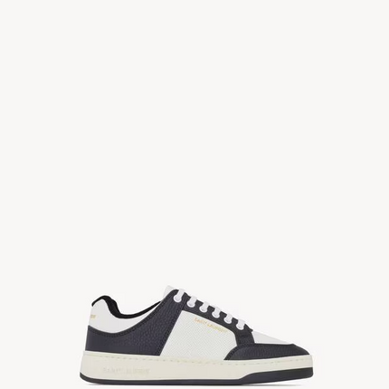 Men's Saint Laurent Low Top Black And White Sneakers