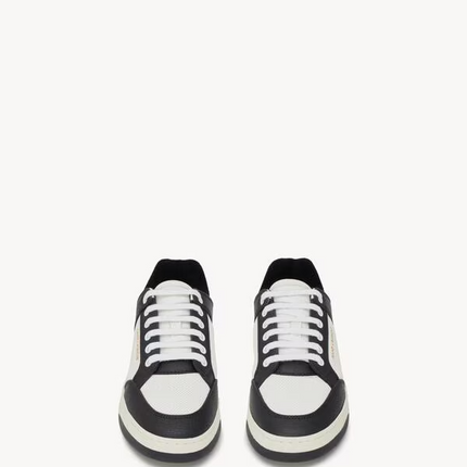 Men's Saint Laurent Low Top Black And White Sneakers