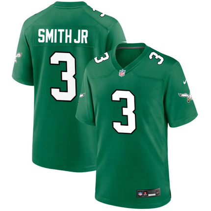 Nolan Smith Philadelphia Eagles 2026 Alternate Game Jersey - Kelly Green