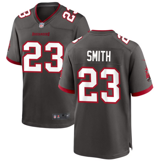 Tykee Smith Tampa Bay Buccaneers 2026 Alternate Game Jersey - Pewter