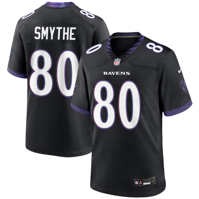 Durham Smythe Baltimore Ravens 2026 Alternate Game Jersey - Black