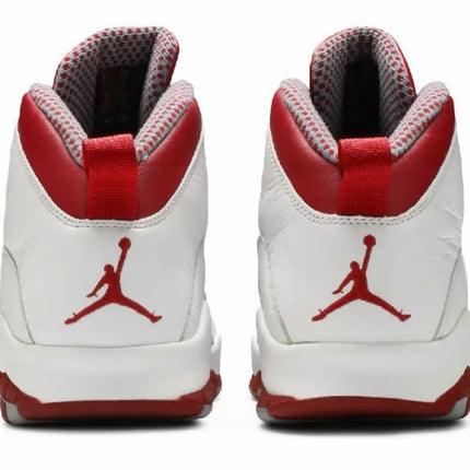 Men's Nike Air Jordan 10 Red Steel Shoes