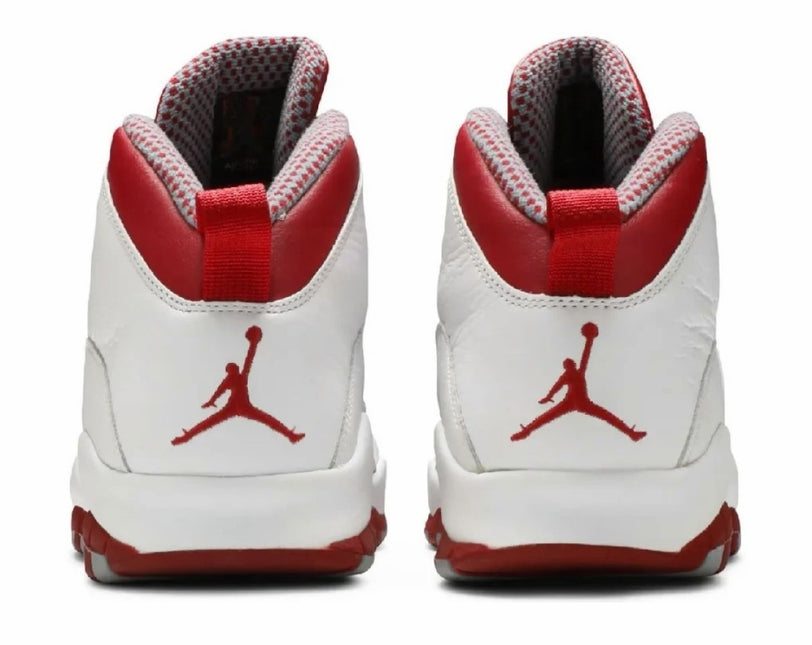 Men's Nike Air Jordan 10 Red Steel Shoes
