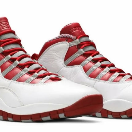 Men's Nike Air Jordan 10 Red Steel Shoes