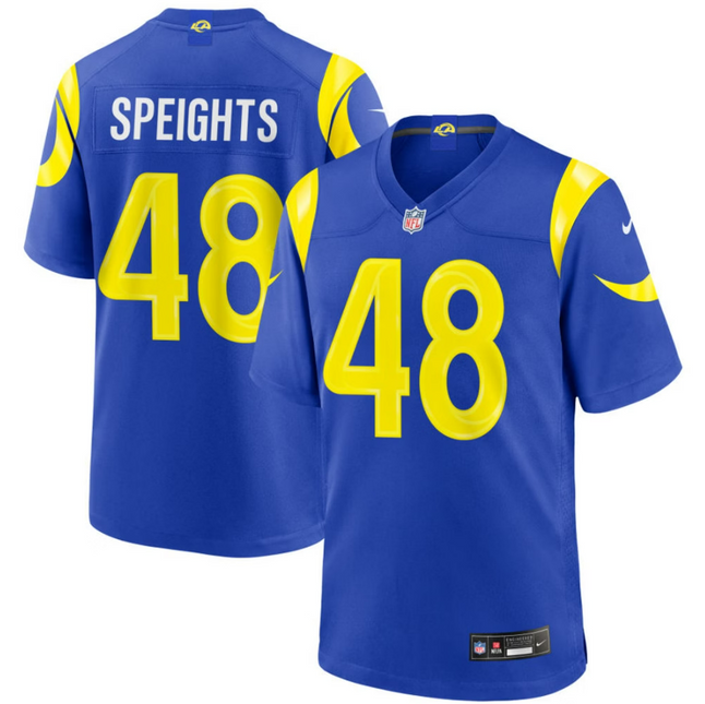 Omar Speights Los Angeles Rams 2026 Game Jersey - Royal