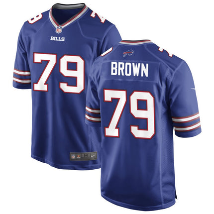 Spencer Brown Buffalo Bills 2026 Game Jersey - Royal