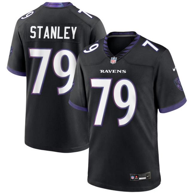 Ronnie Stanley Baltimore Ravens 2026 Alternate Game Jersey - Black