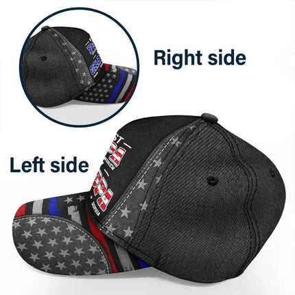 Star & Stripes First Dad Now Papa - Personalized Classic Cap