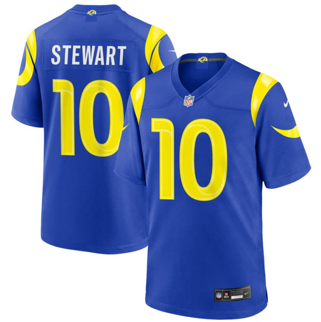 Josaiah Stewart Los Angeles Rams 2026 Game Jersey - Royal