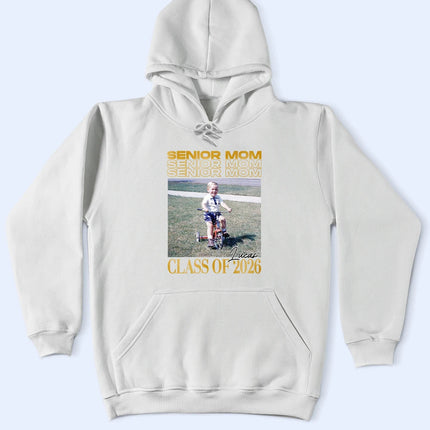 Custom Photo Senior Mom Graduation Vintage Photo - Personalized T Shirt