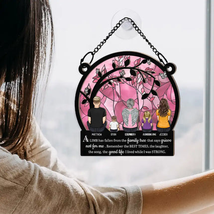 A Limb Has Fallen - Personalized Window Hanging Suncatcher Ornament