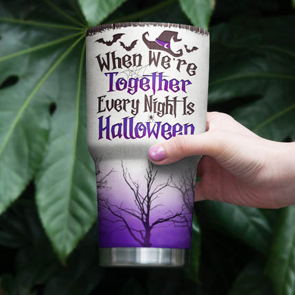 Witches Best Friends The Black Hat Sisterhood An Enchanting Fly By Night Group - Gift For Besties And Sisters - Personalized Custom 30 Oz Tumbler