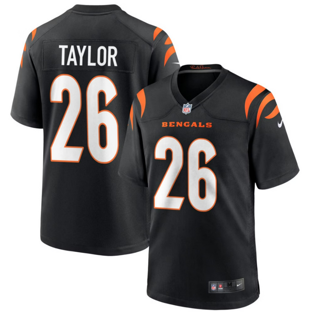 Ja'Sir Taylor Cincinnati Bengals 2026 Game Jersey - Black