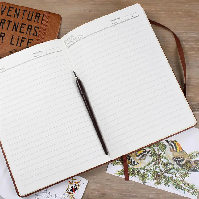 The Adventure Book Of Happy Couple - Personalized Leather Journal