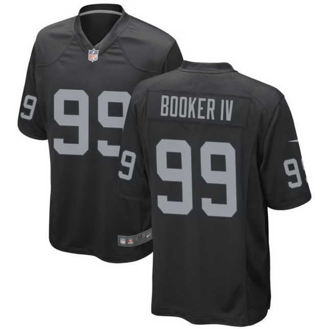 Thomas Booker Las Vegas Raiders 2026 Game Jersey - Black