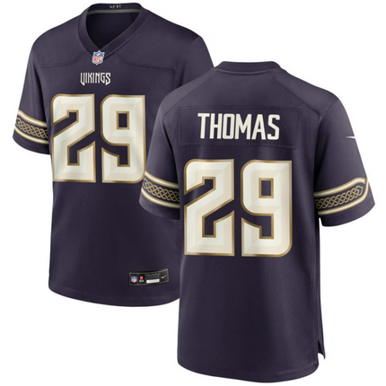 Jacob Thomas Minnesota Vikings 2026 Rivalries Collection Game Jersey - Purple