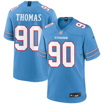 Solomon Thomas Tennessee Titans 2026 Game Jersey - Light Blue