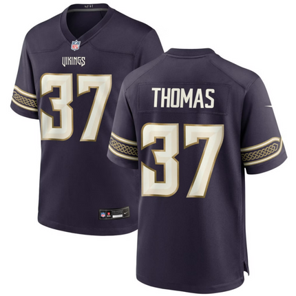 Tavierre Thomas Minnesota Vikings 2026 Rivalries Collection Game Jersey - Purple