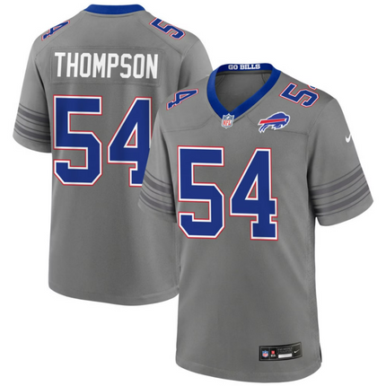 Shaq Thompson Buffalo Bills 2026 City Game Jersey - Gray Nickel