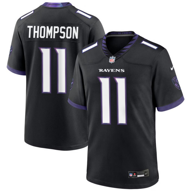 Skylar Thompson Baltimore Ravens 2026 Alternate Game Jersey - Black