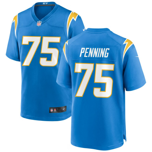 Trevor Penning Los Angeles Chargers 2026 Game Jersey - Powder Blue