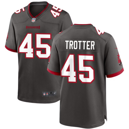 Josiah Trotter Tampa Bay Buccaneers 2026 Alternate Game Jersey - Pewter