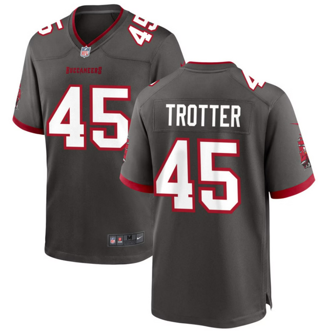 Josiah Trotter Tampa Bay Buccaneers 2026 Alternate Game Jersey - Pewter