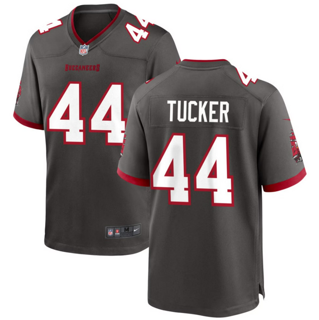 Sean Tucker Tampa Bay Buccaneers 2026 Alternate Game Jersey - Pewter