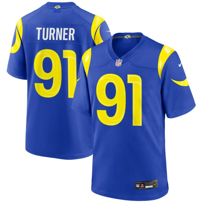 Kobie Turner Los Angeles Rams 2026 Game Jersey - Royal