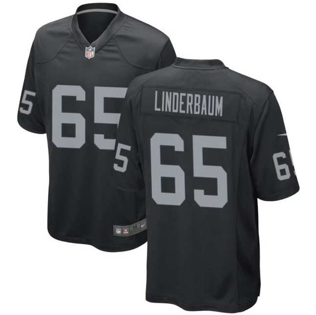 Tyler Linderbaum Las Vegas Raiders 2026 Game Jersey - Black