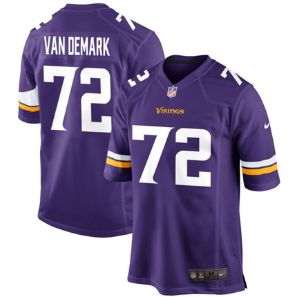 Ryan Van Demark Minnesota Vikings 2026 Game Jersey - Purple