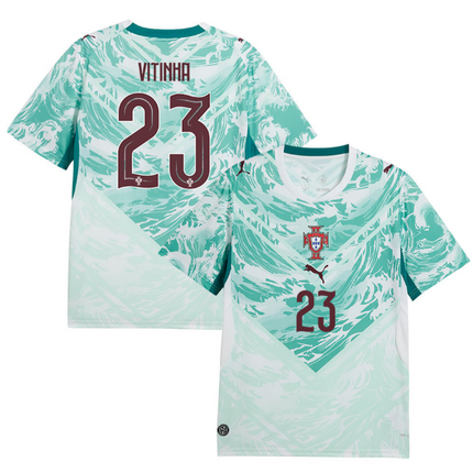 Vitinha Portugal National Team 2026 Away Jersey - White