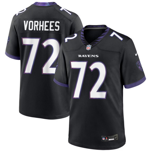 Andrew Vorhees Baltimore Ravens 2026 Alternate Game Jersey - Black