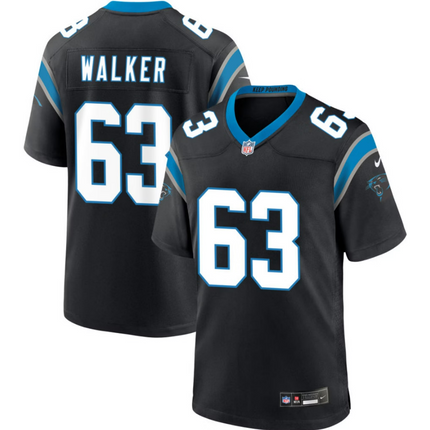 Rasheed Walker Carolina Panthers 2026 Game Jersey - Black