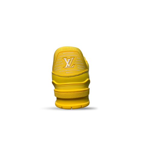 Men's Louis Vuitton LV Trainer Yellow Sneakers