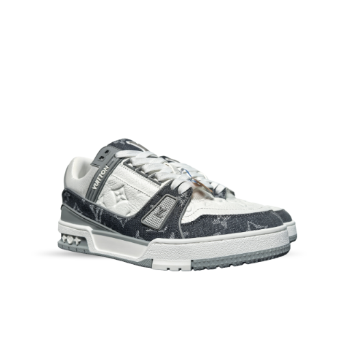 Men's Louis Vuitton LV Trainer Grey Sneakers