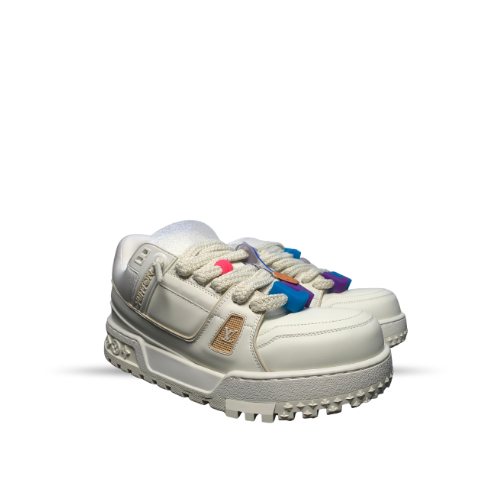 Men's Louis Vuitton LV Trainer Maxi White  Sneakers