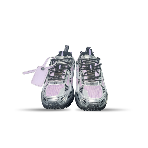 Men's Off-White Be Right Back Sneaker Met Mesh Details In Pinkish-Purple
