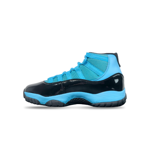 Men's Air Jordan 11  Black Blue Shoes
