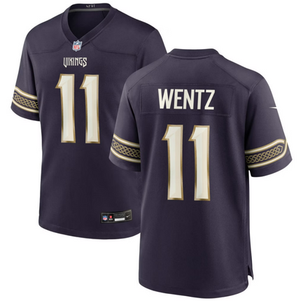 Carson Wentz Minnesota Vikings 2026 Rivalries Collection Game Jersey - Purple