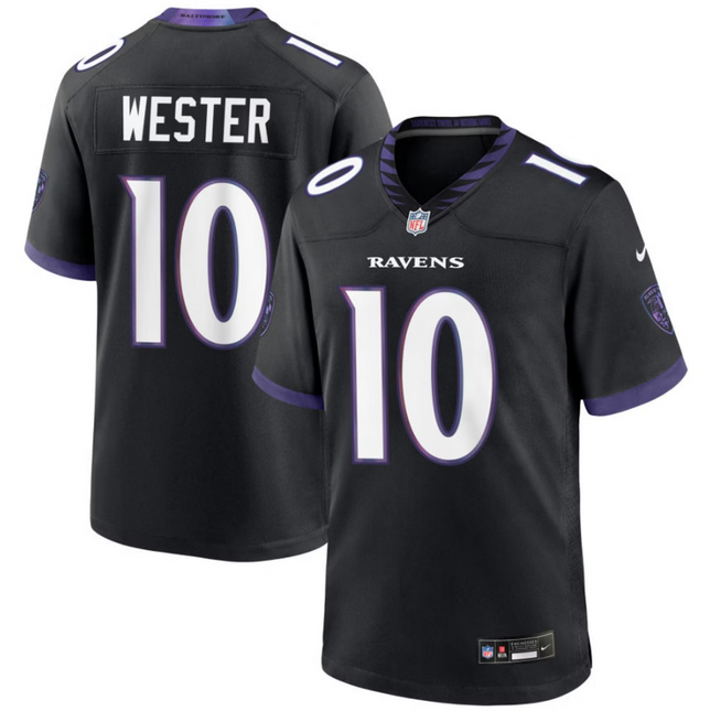 LaJohntay Wester Baltimore Ravens 2026 Alternate Game Jersey - Black