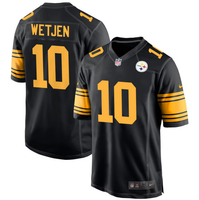 Kaden Wetjen Pittsburgh Steelers 2026 Alternate Game Jersey - Black
