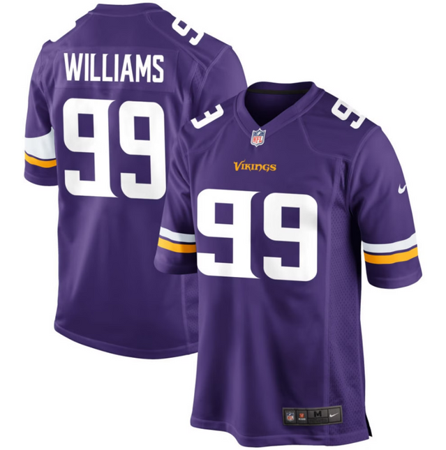 Elijah Williams Minnesota Vikings 2026 Game Jersey - Purple