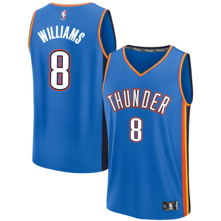 Jalen Williams Oklahoma City Thunder 2026 Fast Break Icon Edition Jersey - Blue