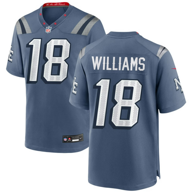 Kyle Williams New England Patriots 2026 Rivalries Collection Game Jersey - Blue