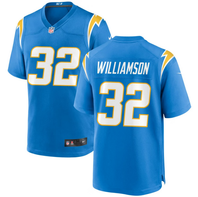 Kendall Williamson Los Angeles Chargers 2026 Game Jersey - Powder Blue