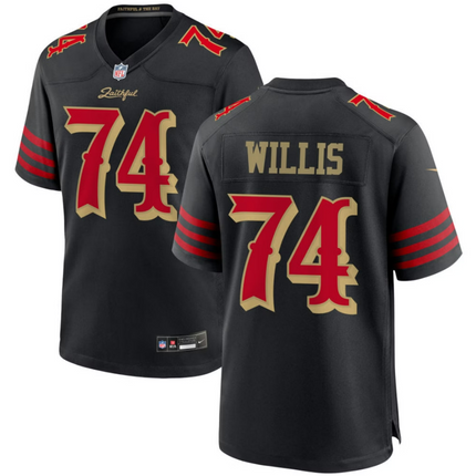 Carver Willis San Francisco 49ers 2026 Rivalries Collection Game Jersey - Black
