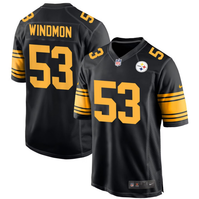 Jacoby Windmon Pittsburgh Steelers 2026 Alternate Game Jersey - Black