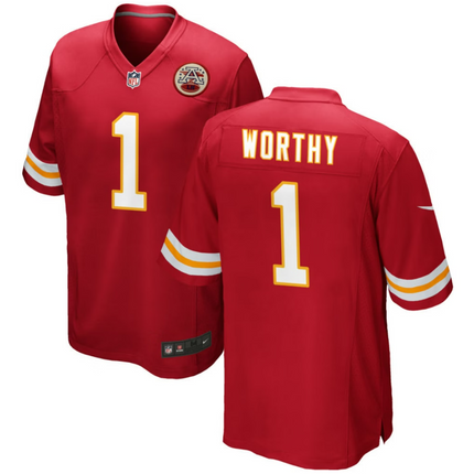 Xavier Worthy Kansas City Chiefs 2026 Game Jersey - Red